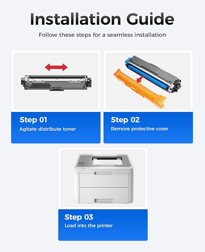 TN227 Toner Cartridge Set 4-Pack Replacement - Image 4