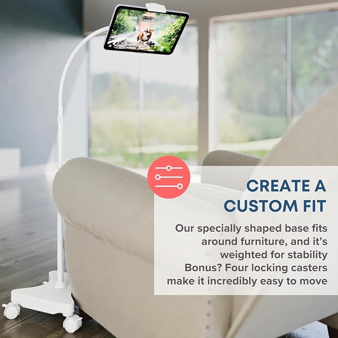 LEVO Adjustable Height Floor Stand on Wheels - Image 6