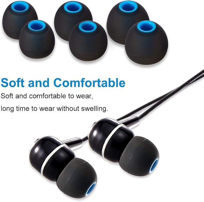 Earbud Tips Soft Silicone Earbuds Replacement Tips Fit - Image 8