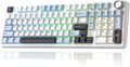 x Aula F99 Pro Wireless Mechanical Keyboard, Gasket Hot Swappable Custom by LEOBOG