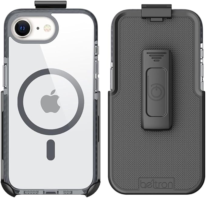 BELTRON Belt Case for iPhone 16e, Slim Protective Transparent Case & Rotating - Image 3