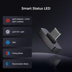 QCC Dongle Pro USB-C Bluetooth Adapter, aptX Lossless&aptX-Adaptive, Low - Image 8