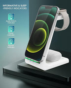 3 in 1 Wireless Charging Station, 2025 Upgraded Fast Desk Charger Station - Image 4