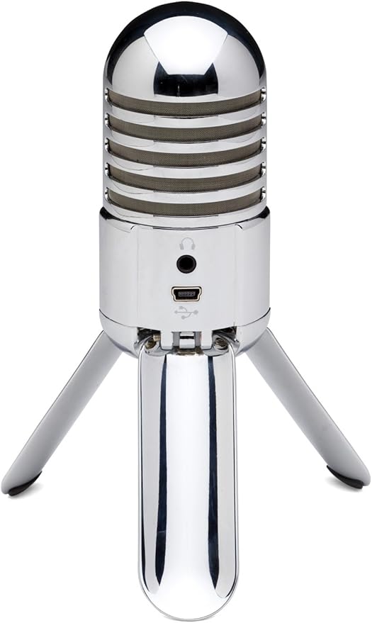 Samson Meteor Mic USB Condenser Podcasting Podcast Recording Desktop Microphone - Image 3