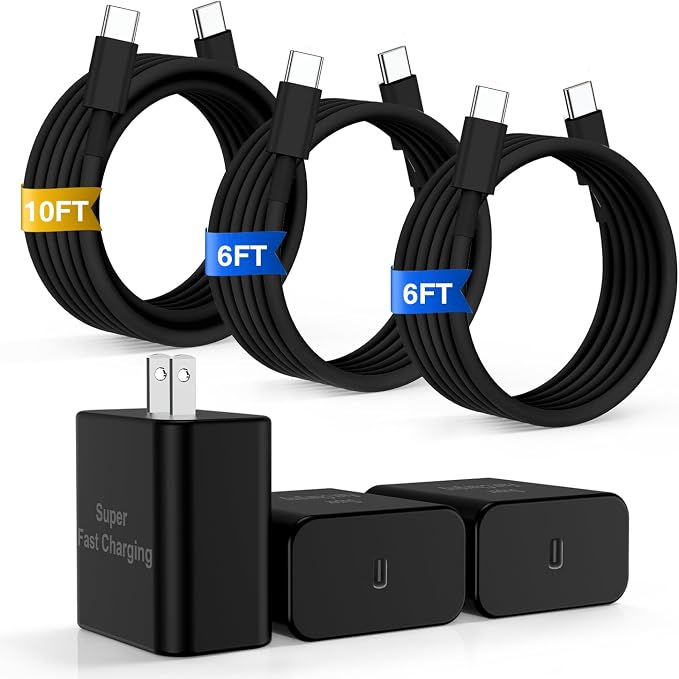 iPhone 16 Pro Max Charger Fast Charging, 45W Super Fast USB C Chargers by Fikeloy