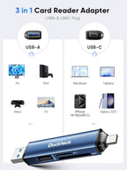 Dockteck SD Card Reader Adapter, 5G Super Speed USB3.0 SD/TF Card Reader - Image 5