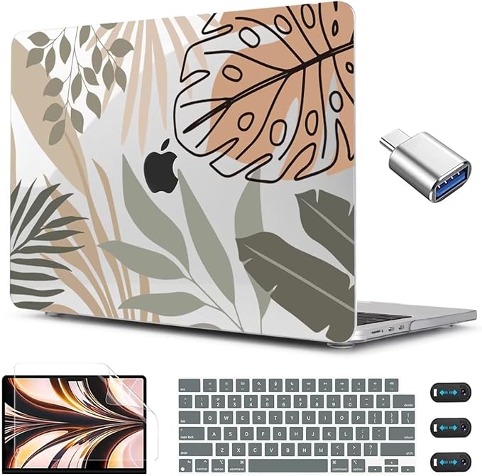CISSOOK Compatible with MacBook Air 13.6 inch Case 2025 2024 2022 Release A3240 by CISSOOK