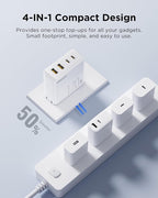 PISEN 120W USB C Charger - 120W 4-Port GaN USB C Charger Block Fast Charging - Image 2