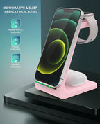 3 in 1 Wireless Charging Station, 2025 Upgraded Fast Desk Charger Station - Image 4