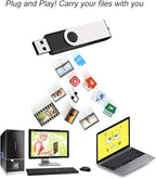 JUANWE 16GB USB Flash Drive 50 Packs, Bulk Thumb Drives FAT32 Foldable - Image 5