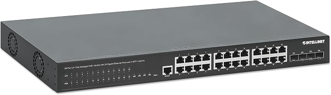 Intellinet 28-Port L2+ Fully Managed PoE+ Switch - - Image 6