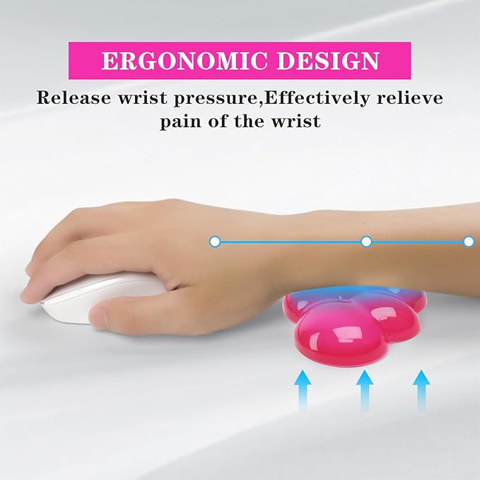 Gel Cloud Mouse Wrist Rest, Cute Wrist Support and Arm Support - Image 2