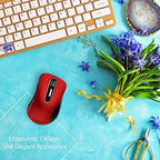 memzuoix 2.4G Wireless Mouse, 1400 DPI Mobile Optical Cordless Mouse - Image 6