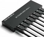 7 Way HDMI Switch 4k@60Hz HDMI Switcher 7 in 1 Out HDCP 2.0 Manual HDMI 2.0 Hub - Image 3