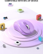 Trueque Wireless Mouse for Laptop, 2.4GHz Ergonomic Computer Mouse - Image 8