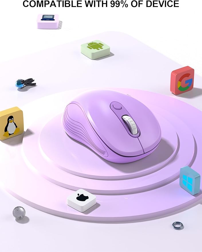 Trueque Wireless Mouse for Laptop, 2.4GHz Ergonomic Computer Mouse - Image 8