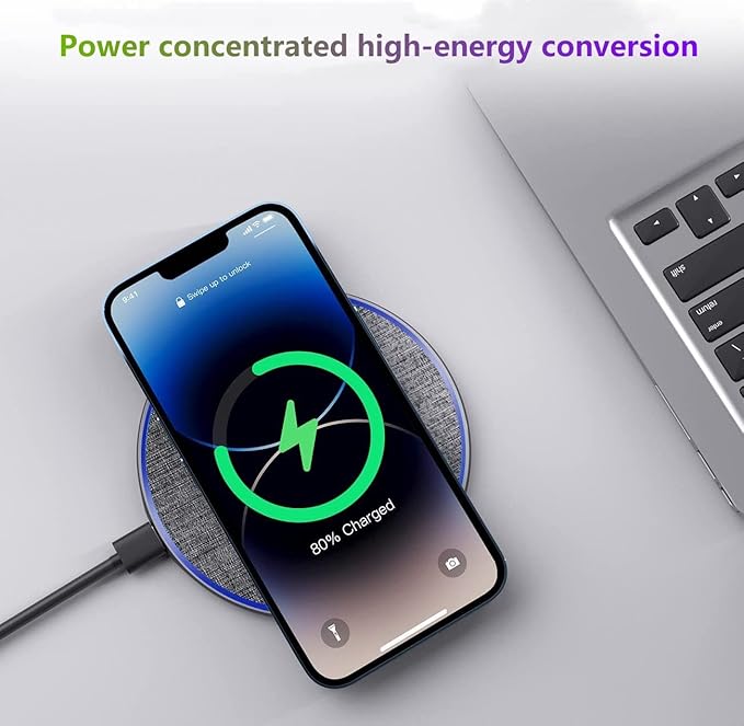 20W Fast Wireless Charger Pad, Wireless Phone Charging Station Compatible - Image 3