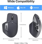 Rapoo MT760 PRO Wireless Mouse, NearLink + Bluetooth 5.0 Multi-Device, 12K DPI - Image 9
