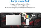 Extended Gaming Mouse Pad, Large Desk Mat XL Anime Mouse Pad Waterproof - Image 6