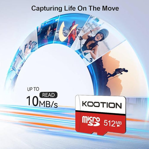 10-Pack 512MB Micro SD Card, KOOTION Class 4 Low Capacity Memory Cards - Image 2