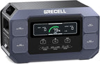 GRECELL Solar Generator 2200W Portable Power Station 1126Wh, 1.25Hrs Fast by GRECELLPOWERSTATION