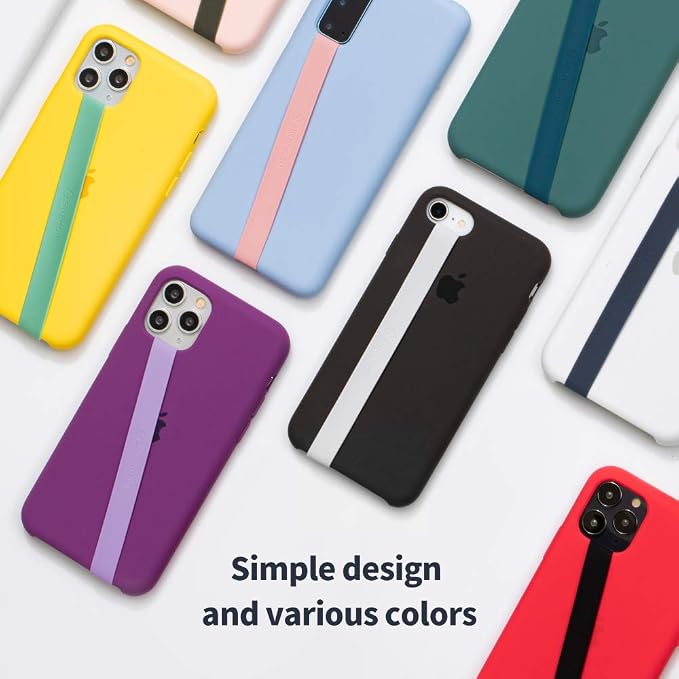 Sinjimoru Stretchable Silicone Phone Strap, Flexible and Elastic Grip Holder - Image 9
