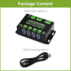 Waveshare 4-Ch USB 3.2 Gen1 HUB, Compatible - Image 2