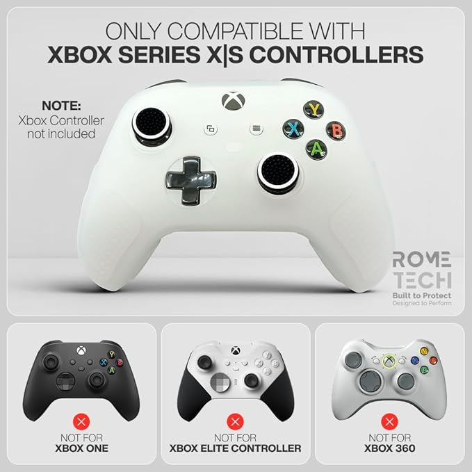 for Xbox Controller Series X/S Silicone Protective Cover, Soft Skin Xbox - Image 3