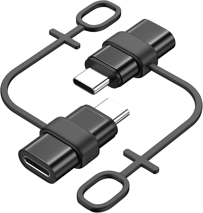 MoKo Lightning Female to USB C Male Adapter 2Pack, USB-C Lightning Adapter by MoKo