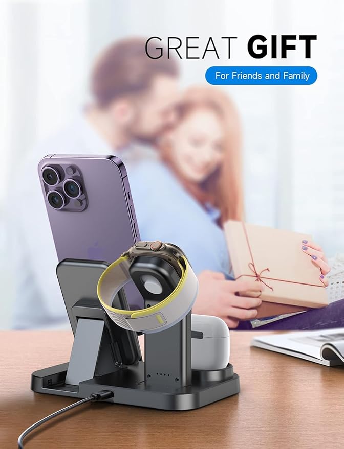 Wireless Charging Station 3 in 1 RJR Compatible - Image 3