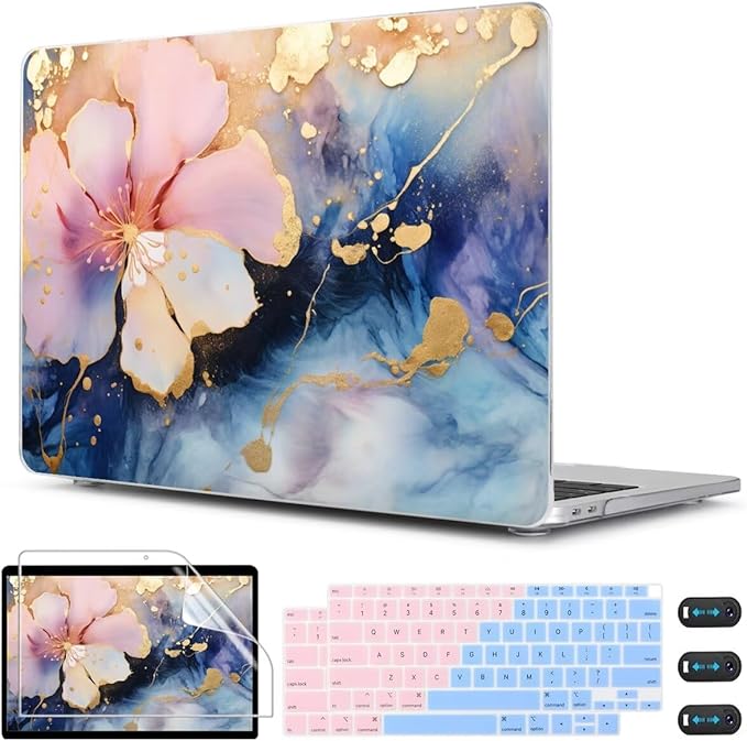 CISSOOK Compatible with MacBook Air 13 inch Case M1 A2337 A2179 A1932 2021 by CISSOOK
