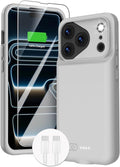 Battery Case for iPhone 17 Pro, Charging Case Charger 8500mAh Ultra-Slim by GINFOXI