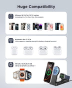 3 in 1 Magnetic Wireless for iPhone Charging Station: Foldable Portable Charger - Image 4