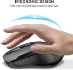 Wireless Mouse with Side Buttons, 2400 DPI, Anti Slip Scroll Wheel, Suitable - Image 5