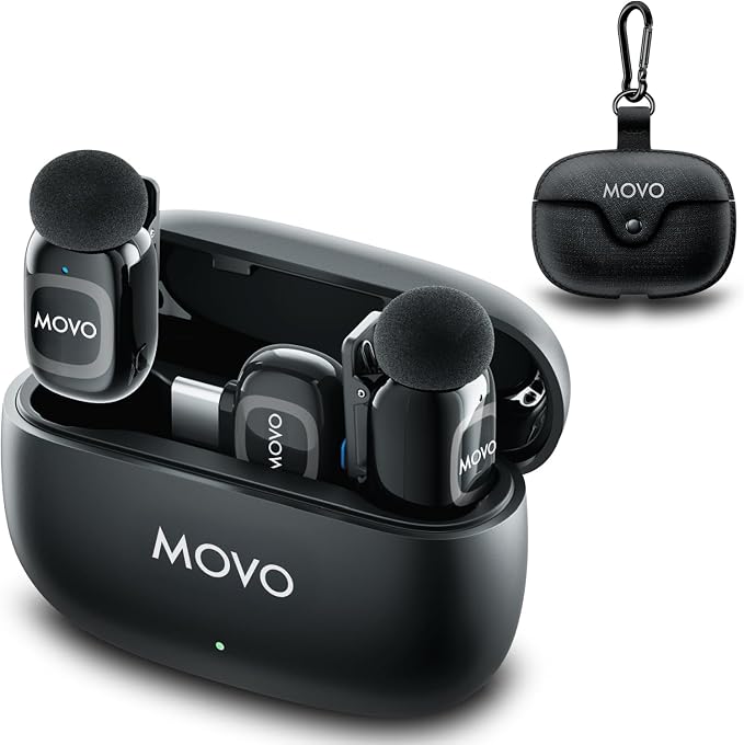Movo NanoMic Dual USB-C Wireless Microphone by Movo