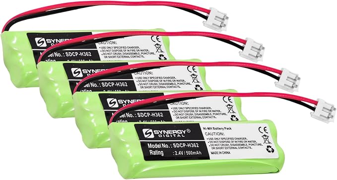 Synergy Digital Cordless Phone Batteries, Compatible by Synergy+Digital