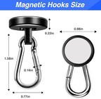 LOVIMAG Strong Magnetic Hooks, 70LBS Magnetic Hooks Heavy Duty Strong Neodymium - Image 2