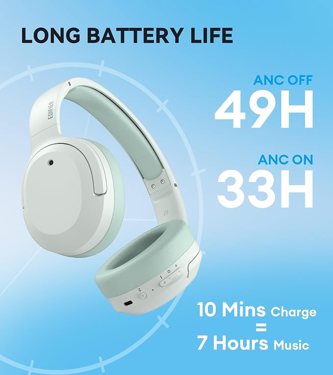 Edifier W820NB Plus Hybrid Active Noise Cancelling Headphones - Image 7