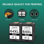 64XL Black Ink Cartridges Black Compatible - Image 3