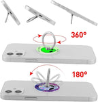 Bonoma Phone Ring Grip, 3 Pack Aliens 360 Degree Rotation 180 Degree Flip - Image 4