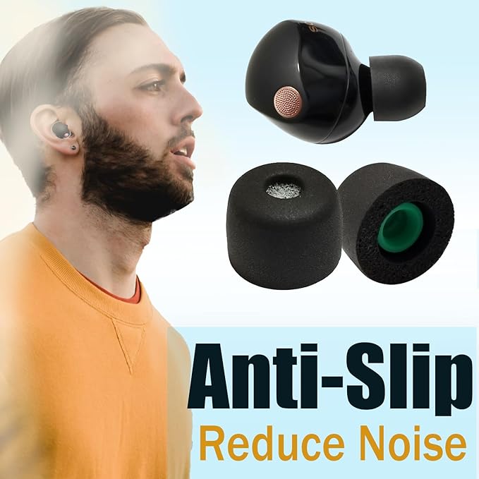 Memory Foam Ear Tips for Sony WF-1000XM5 Earbuds Tips for WF-1000XM5 WF-1000XM4 - Image 5