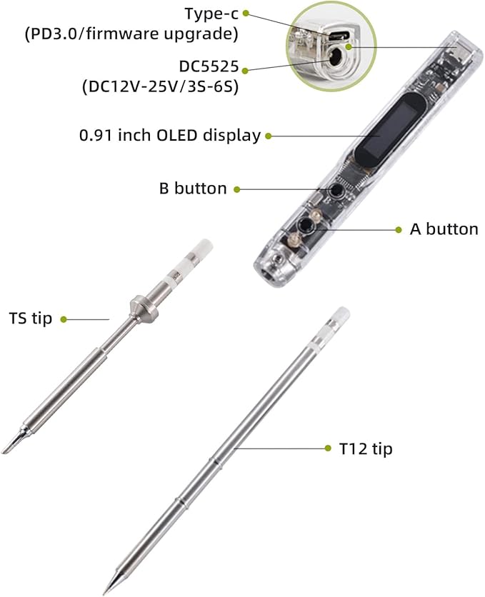 SEQURE SI012 Soldering Iron, 68W Electric Soldering Iron Kit Adjustable - Image 6
