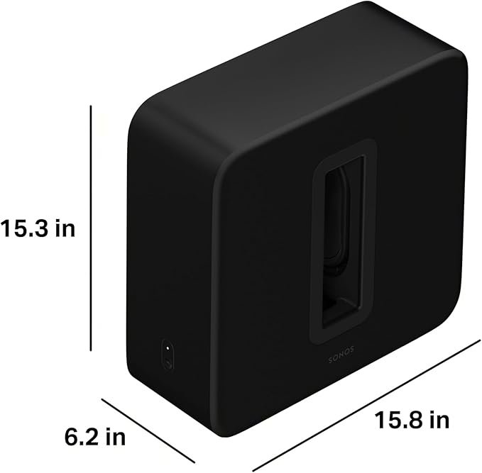 Sonos Sub 4 - Wireless Subwoofer - Black - Image 4