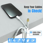 Large Cable Management Box, Cord Organizer to Hide Power Strip, Extension Cord - Image 4