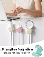 Magnetic Cable Clips, Adjustable Cord Holder Management, Adhesive Wire Keeper - Image 2