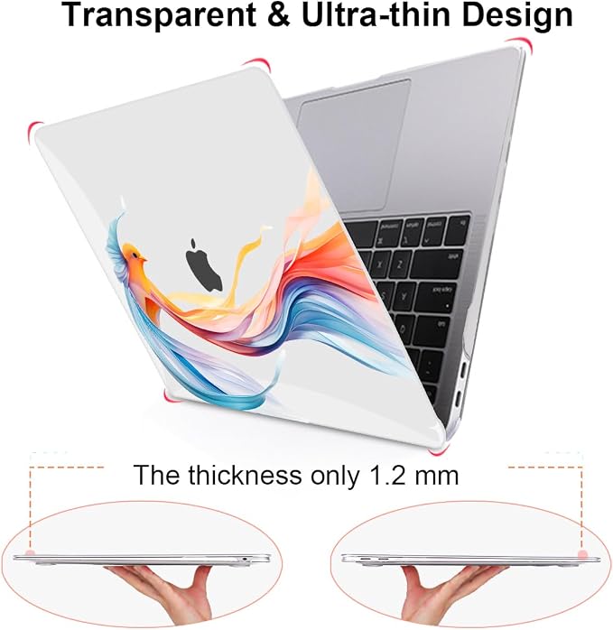Compatible with 2021 2020 2019 2018 MacBook Air 13 inch Case M1 A2337 A2179 - Image 6