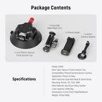 NEEWER 4.5" Suction Cup Camera Mount - Image 7