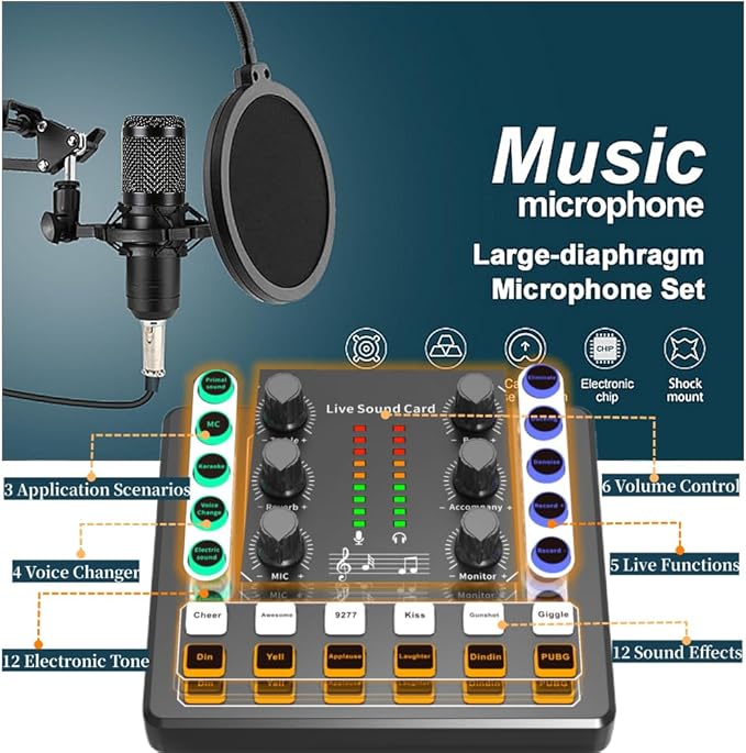Podcast Equipment Bundle, BM-800 Recording Studio Package - Image 5