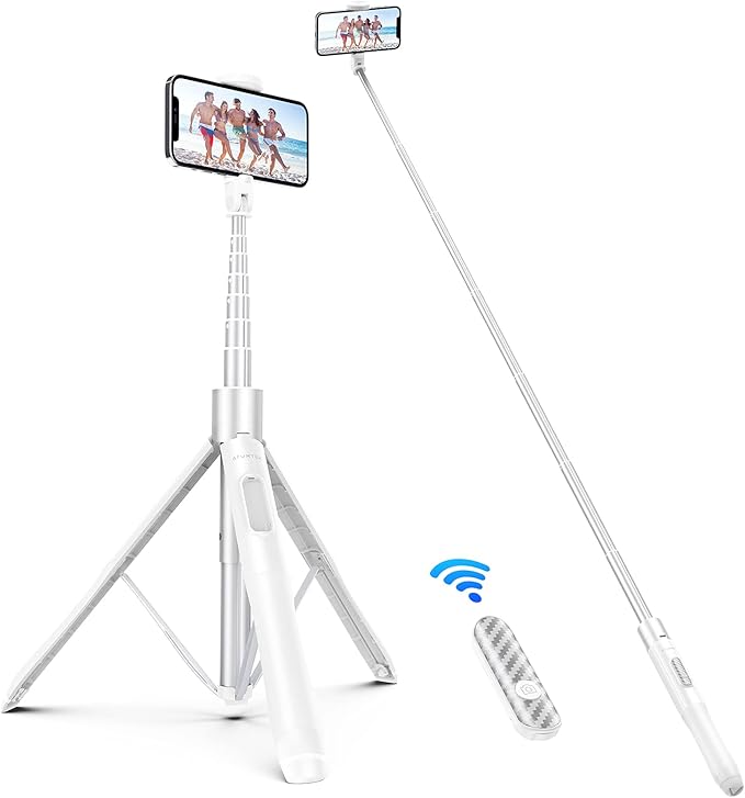 ATUMTEK 60" Selfie Stick Tripod, All in One Extendable Phone Tripod Stand by ATUMTEK