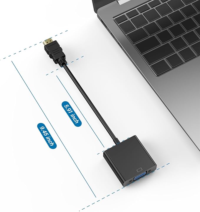 HDMI to VGA Adapter, Compatible - Image 2